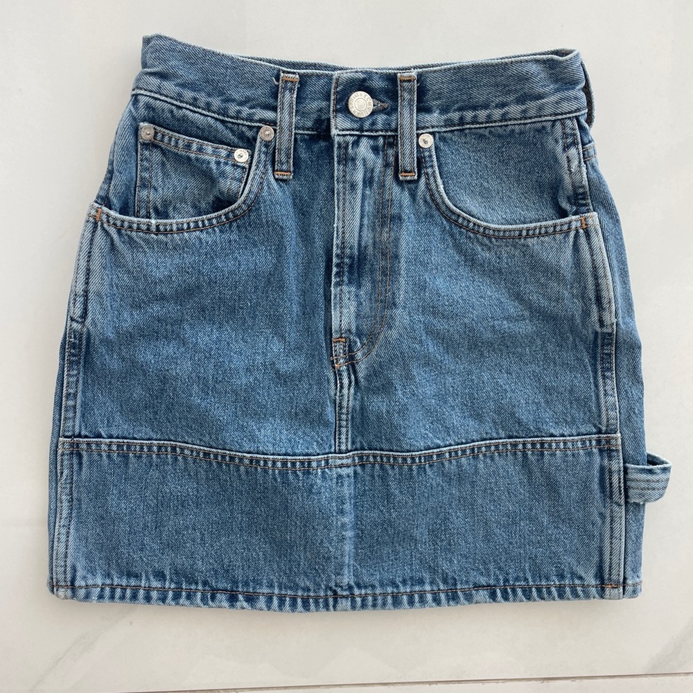 Helmut Lang Denim Mini Skirt (Size 25)